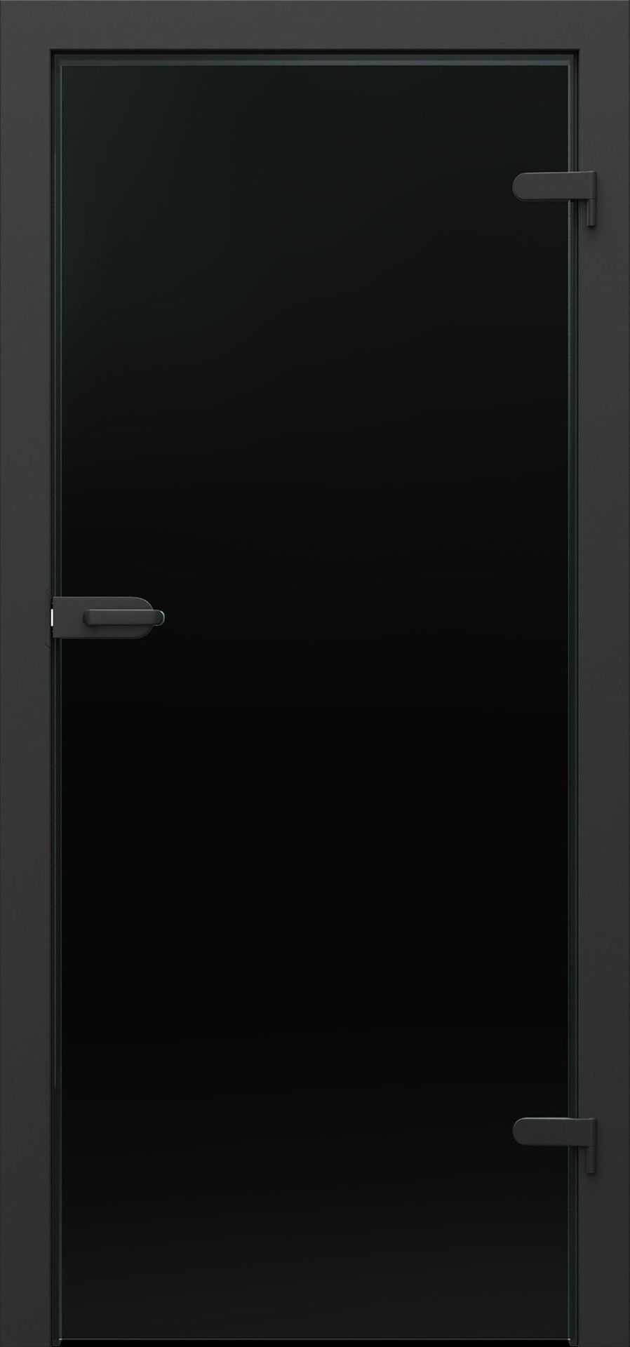 Porta Drzwi Wewnętrzne Szklane Glass Szyba Grafitowa Matowa