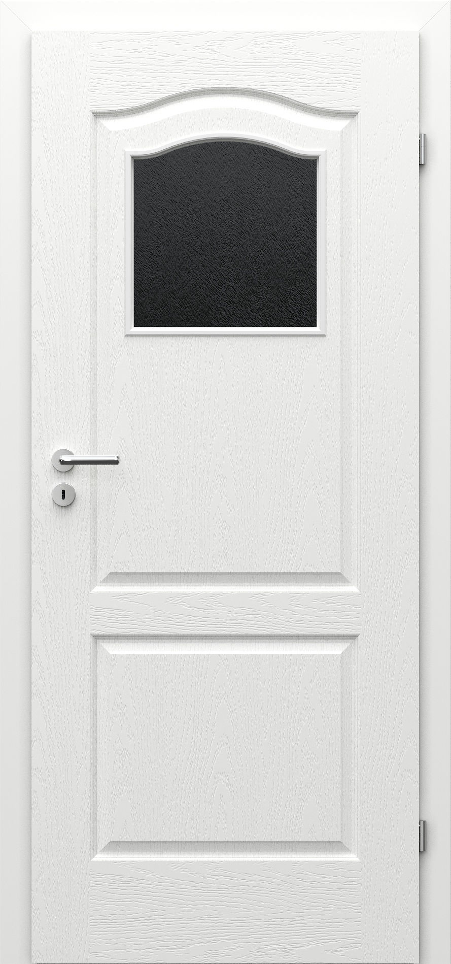 Porta Drzwi Wewnętrzne Z Szybą Londyn O Lakier Biały