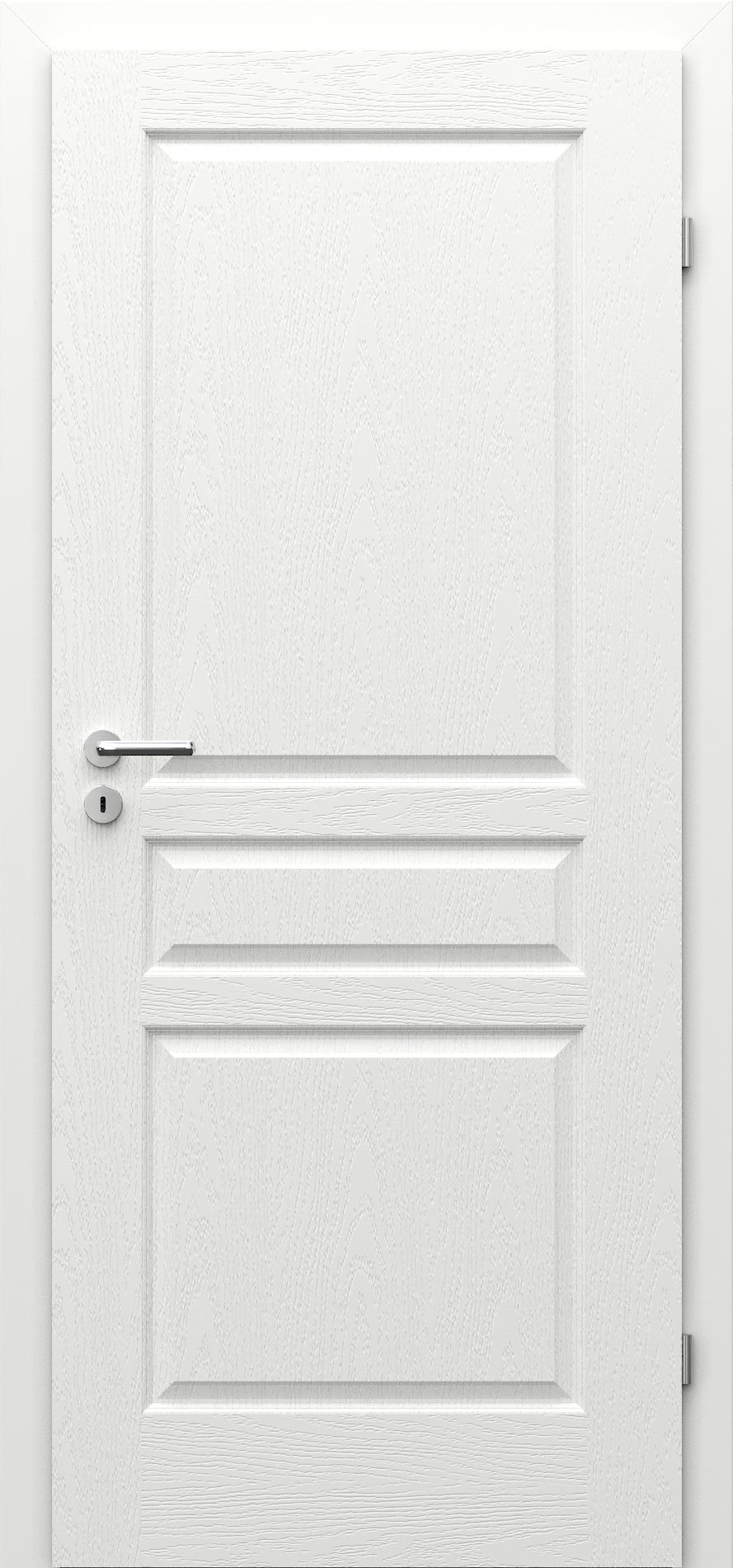 Porta Drzwi Wewnętrzne Pełne Wiedeń P Lakier Biały