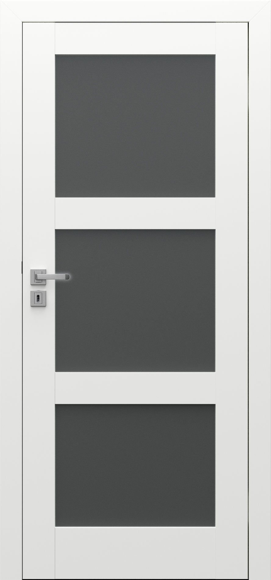 Porta Drzwi Wewnętrzne Z Szybą Grande B.3 Lakier Biały