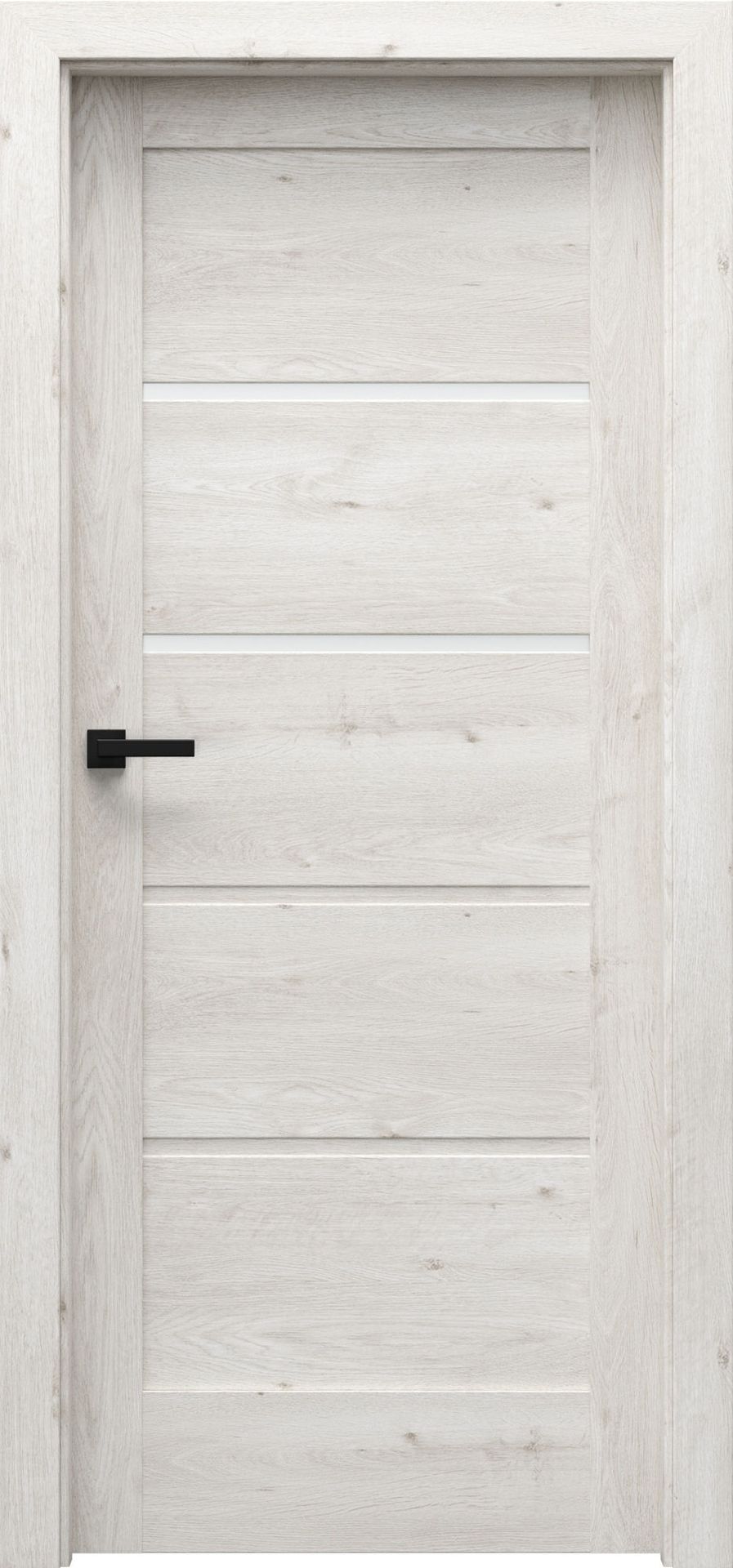 Porta Drzwi Wewnętrzne Z Szybą Verte Home G.2 Okleina Dąb Skandynawski