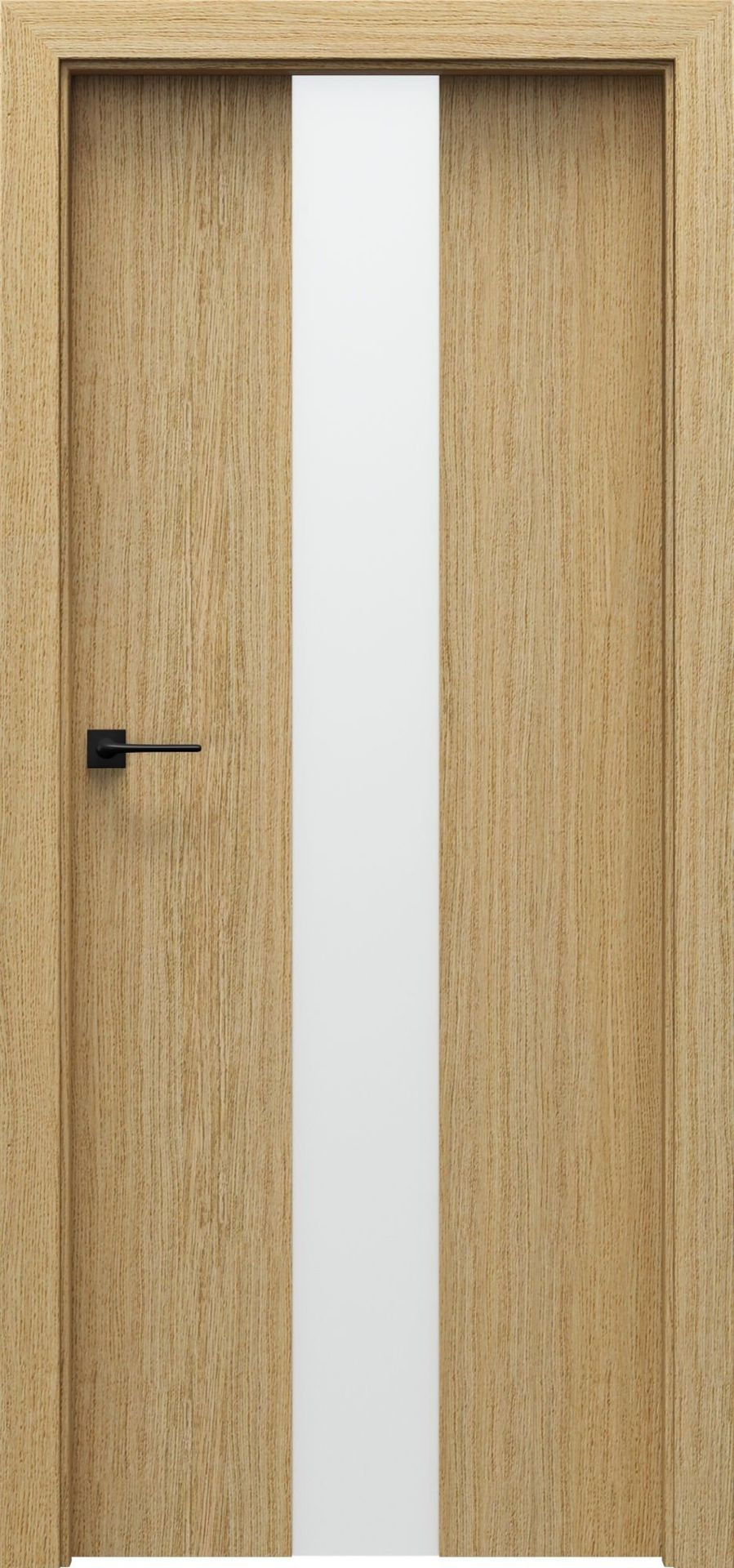 Porta Drzwi Wewnętrzne Z Szybą Natura Space F.1 Okleina Dąb 1