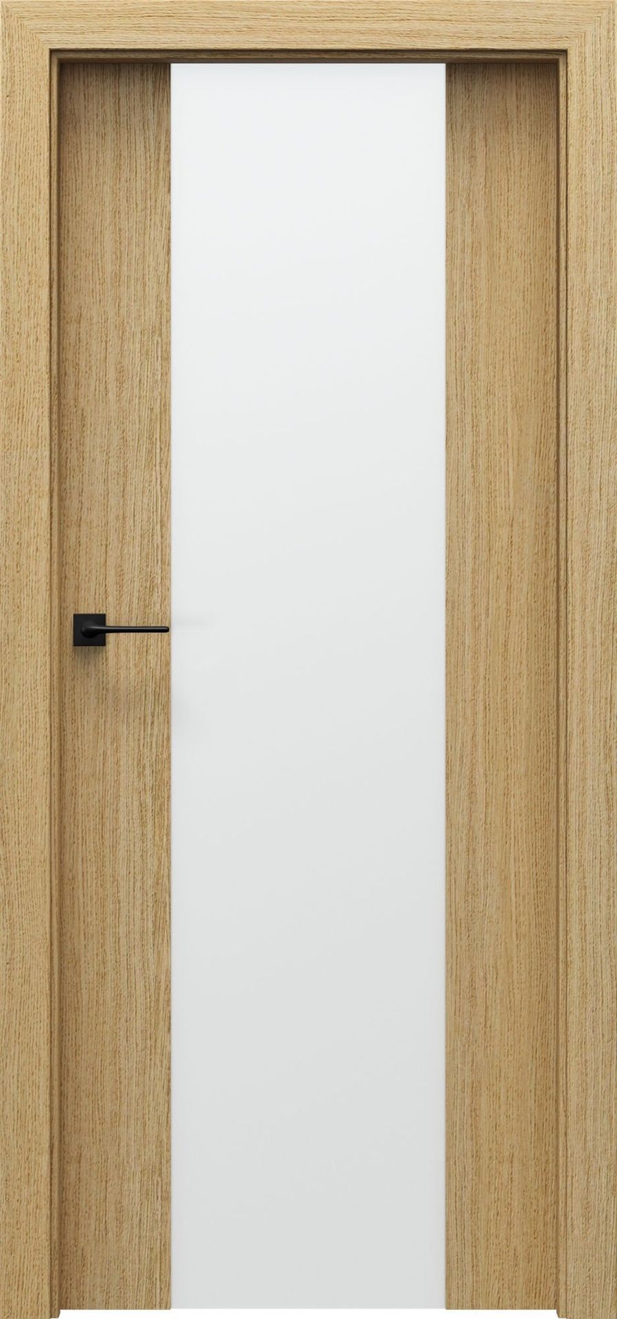 Porta Drzwi Wewnętrzne Z Szybą Natura Space H.1 Okleina Dąb 1