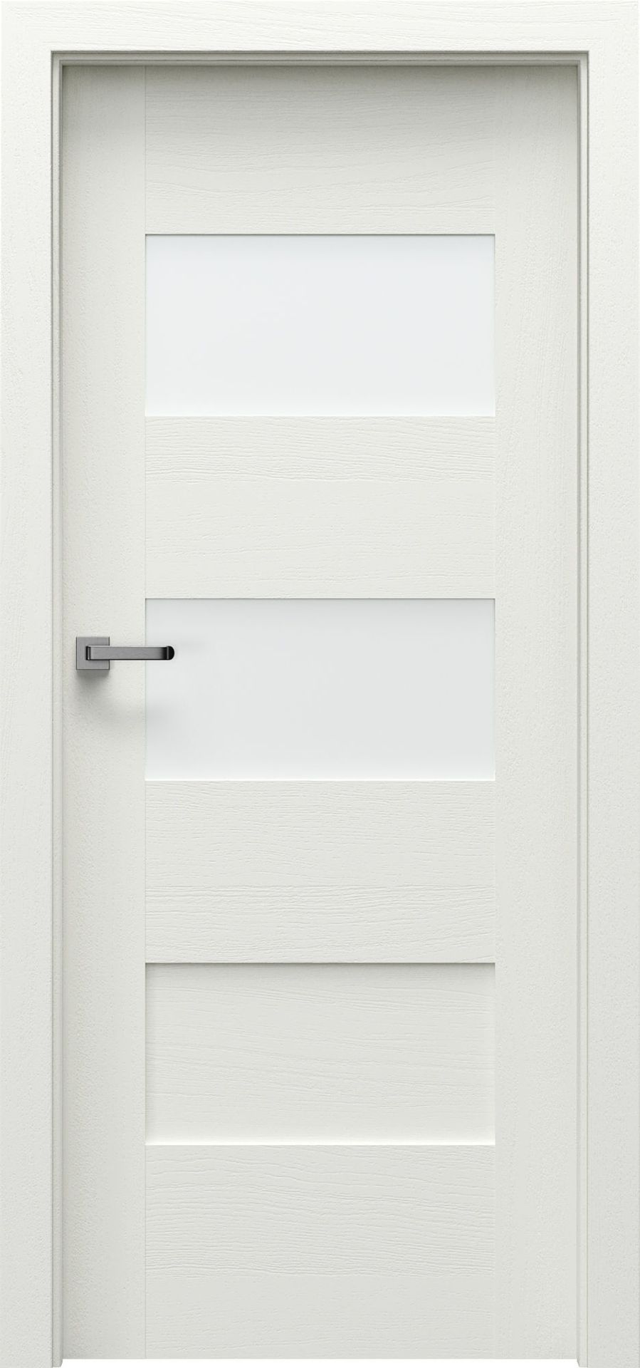 Porta Drzwi Wewnętrzne Z Szybą Natura Koncept K.2 Okleina Dąb Biały