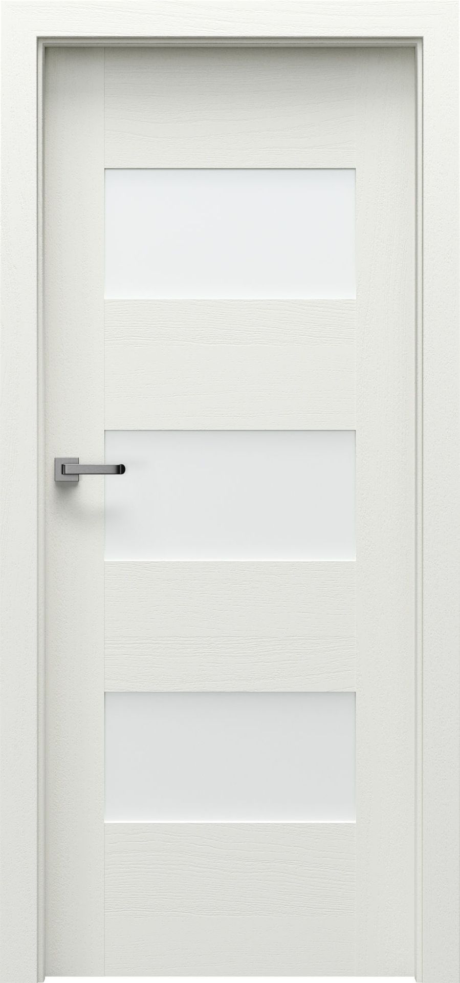 Porta Drzwi Wewnętrzne Z Szybą Natura Koncept K.3 Okleina Dąb Biały