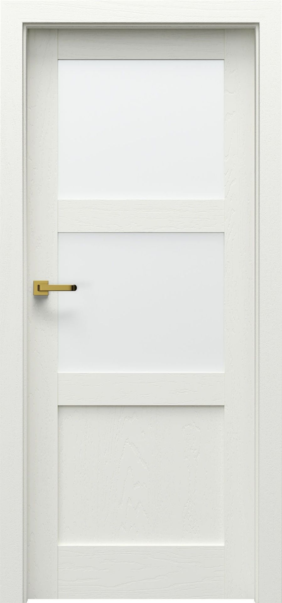 Porta Drzwi Wewnętrzne Z Szybą Natura Grande B.2 Okleina Dąb Biały