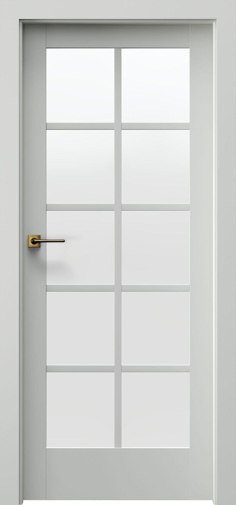 Porta Drzwi Wewnętrzne Z Szybą Verro V.1 Lakier Szary