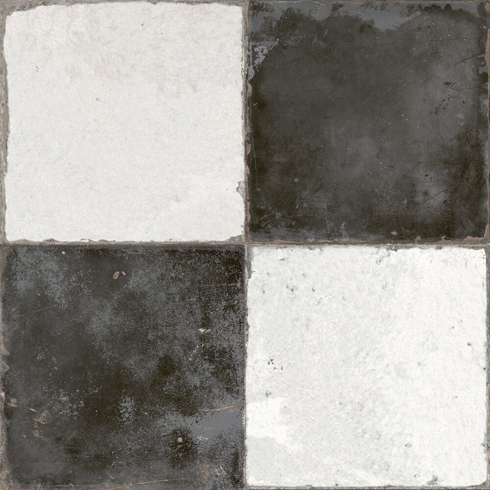 Peronda Gres Fs Damero Black Mat 45X45