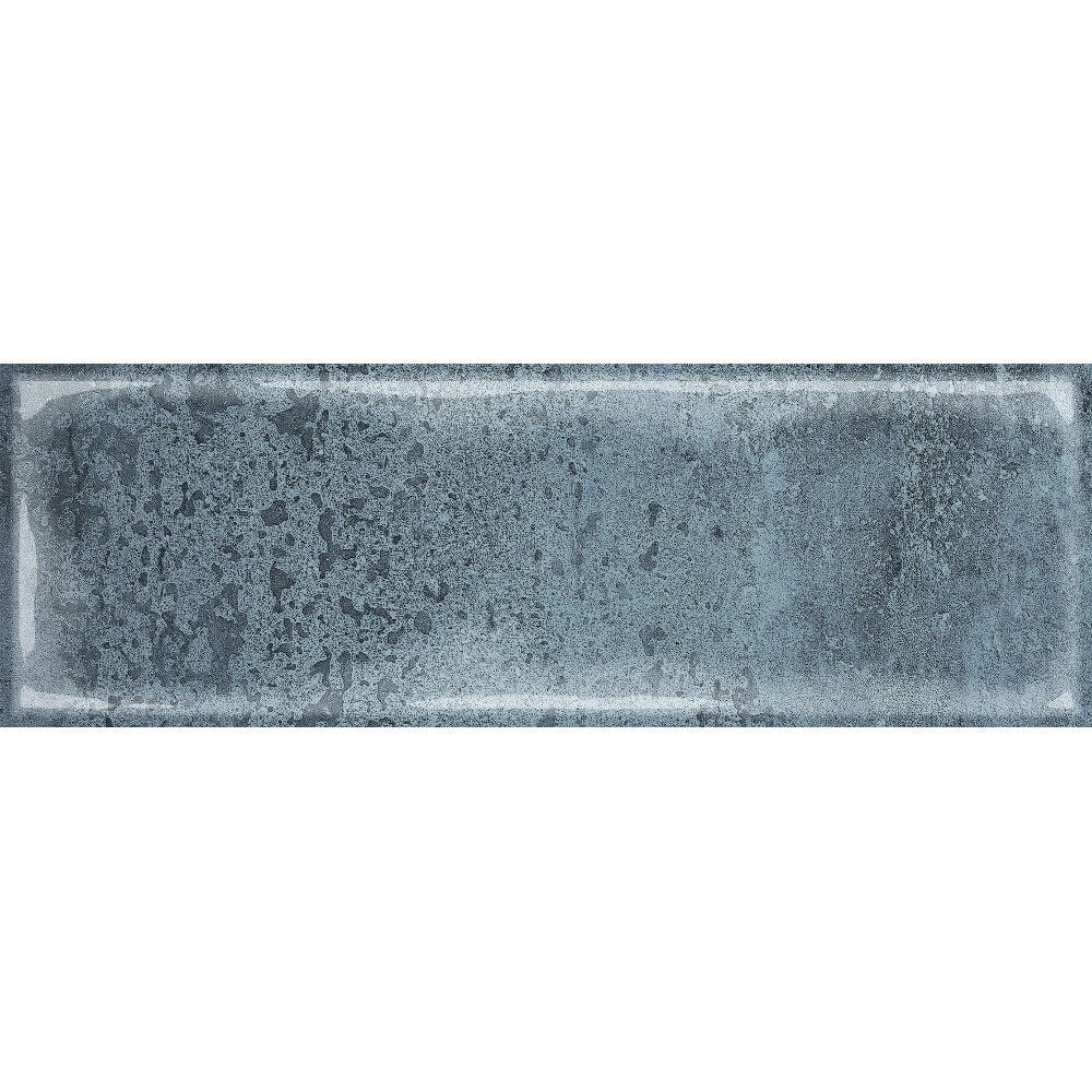 NEXTERIO Glazura Como Blue Glossy 10X30 Golden Tile