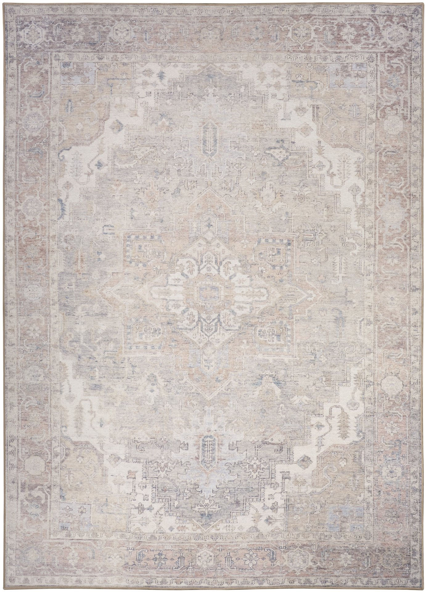 Dywan Tradycyjny Vintage Washables 7 Light Blue 239X300