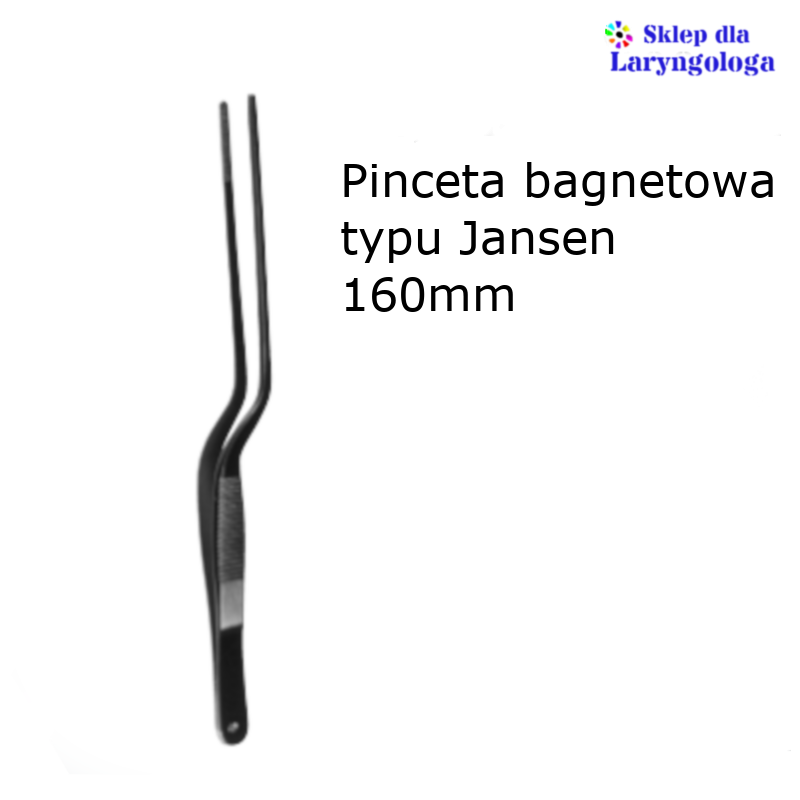 Pinceta bagnetowa 160mm typu Jansen 08-623 Metech