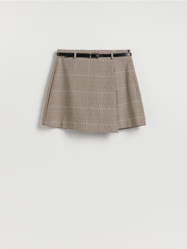 Reserved - Spódnico-szorty z paskiem - wielobarwny