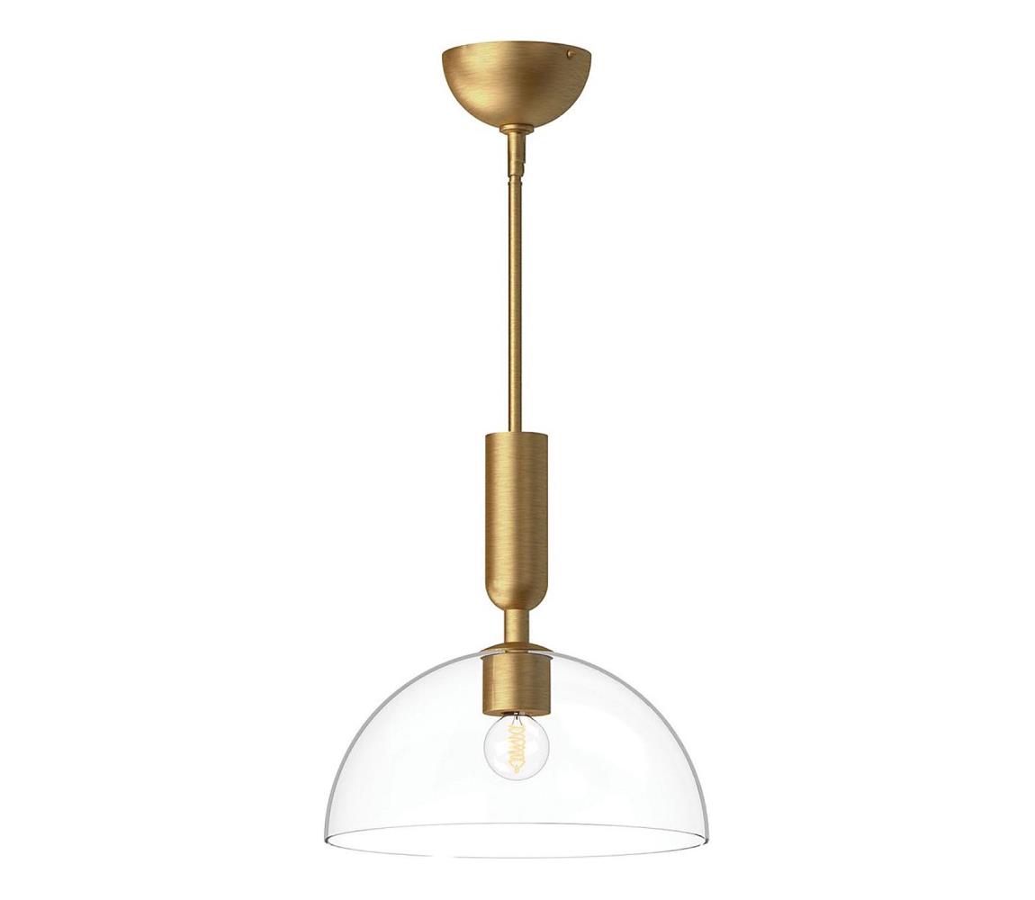 Alora Mood ALM-JUDE-P-GD-CL - Żyrandol na drążku JUDE 1xE27/60W/230V mosiądz