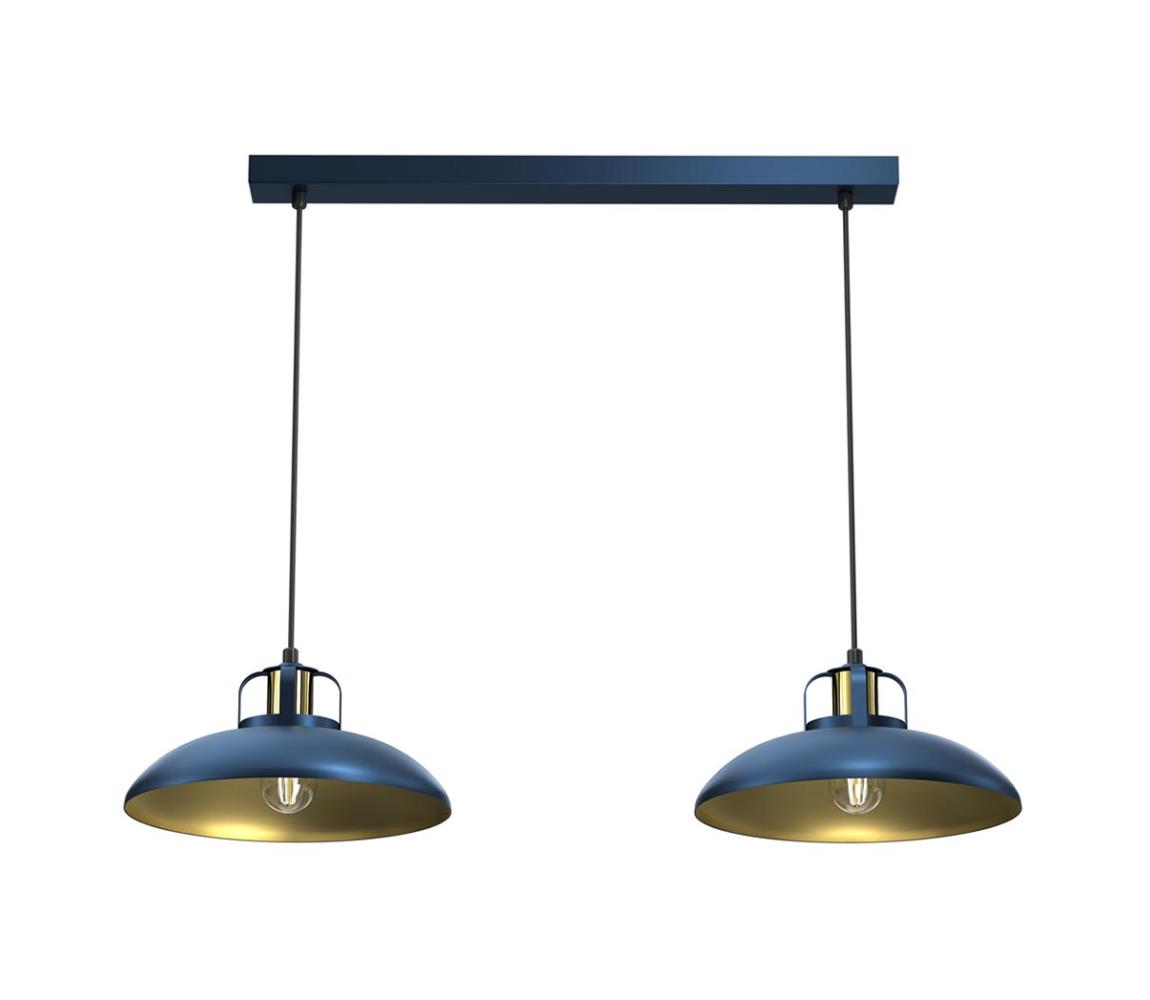 Brilagi - Żyrandol na lince FLAMENGO 2xE27/60W/230V niebieski