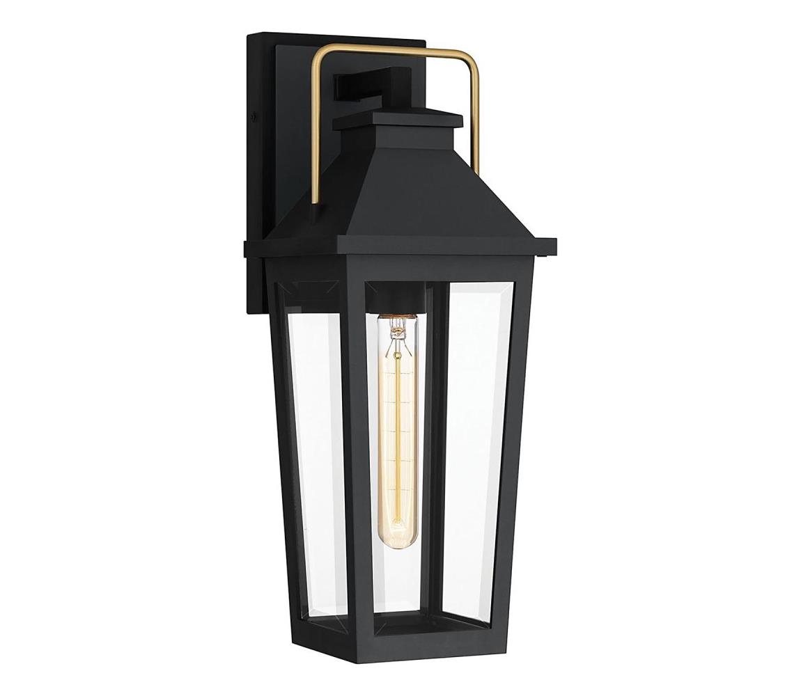 Quoizel QZ-BUCKLEY-M-MBK -Kinkiet zewnętrzny BUCKLEY 1xE27/40W/230V IP44