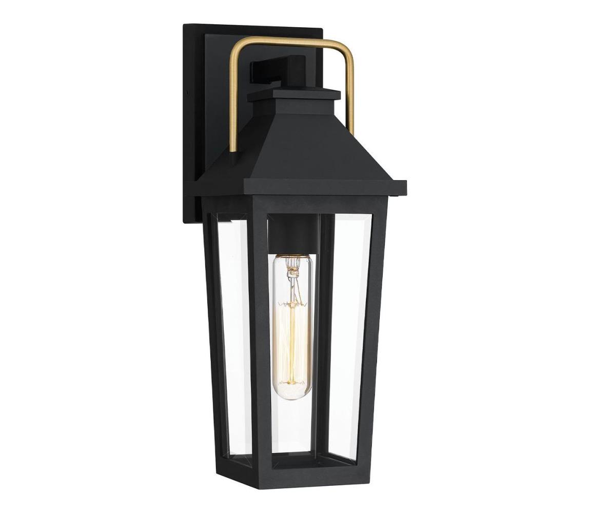 Quoizel QZ-BUCKLEY-S-MBK -Kinkiet zewnętrzny BUCKLEY 1xE27/40W/230V IP44