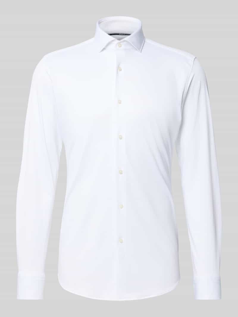 Koszula biznesowa o kroju slim fit z kołnierzykiem typu cutaway model ‘HANK’