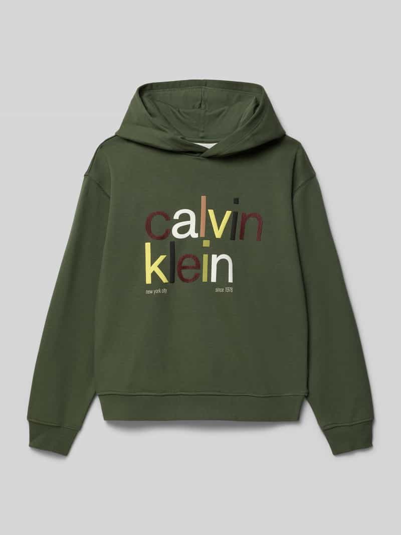 Bluza z kapturem z nadrukiem z logo