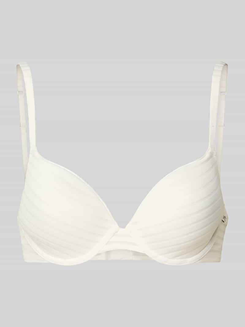 Biustonosz z wzorem w paski