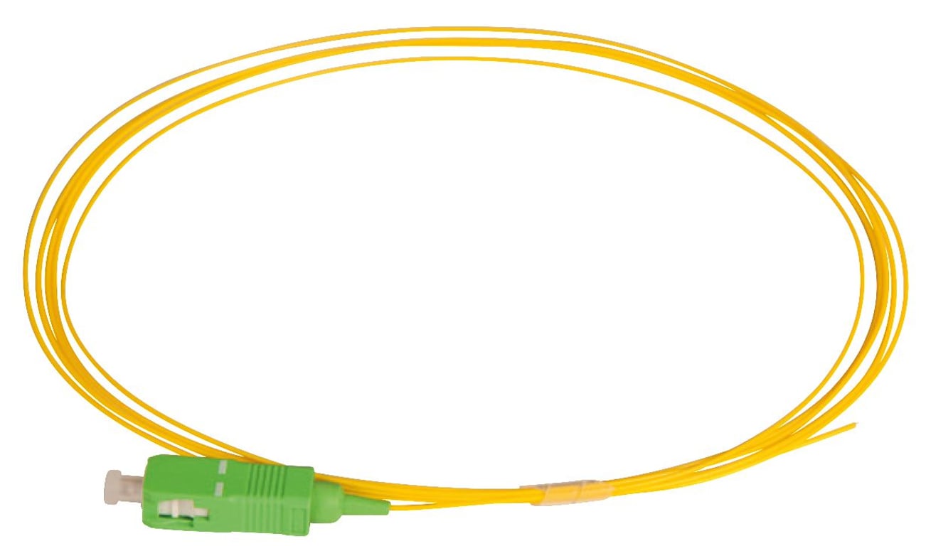 Lanview LVO231396 kabel optyczny 2 m SC OS2 Żółty
