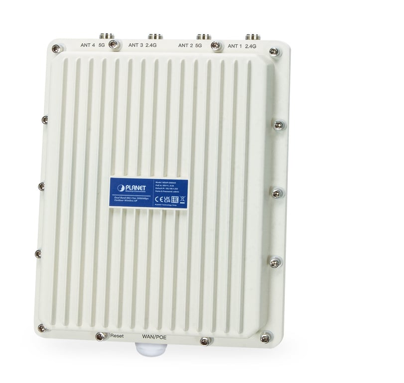 PLANET IP67 Wi-Fi 6 802.11ax, Dual 2400 Mbit/s Aluminium Obsługa PoE