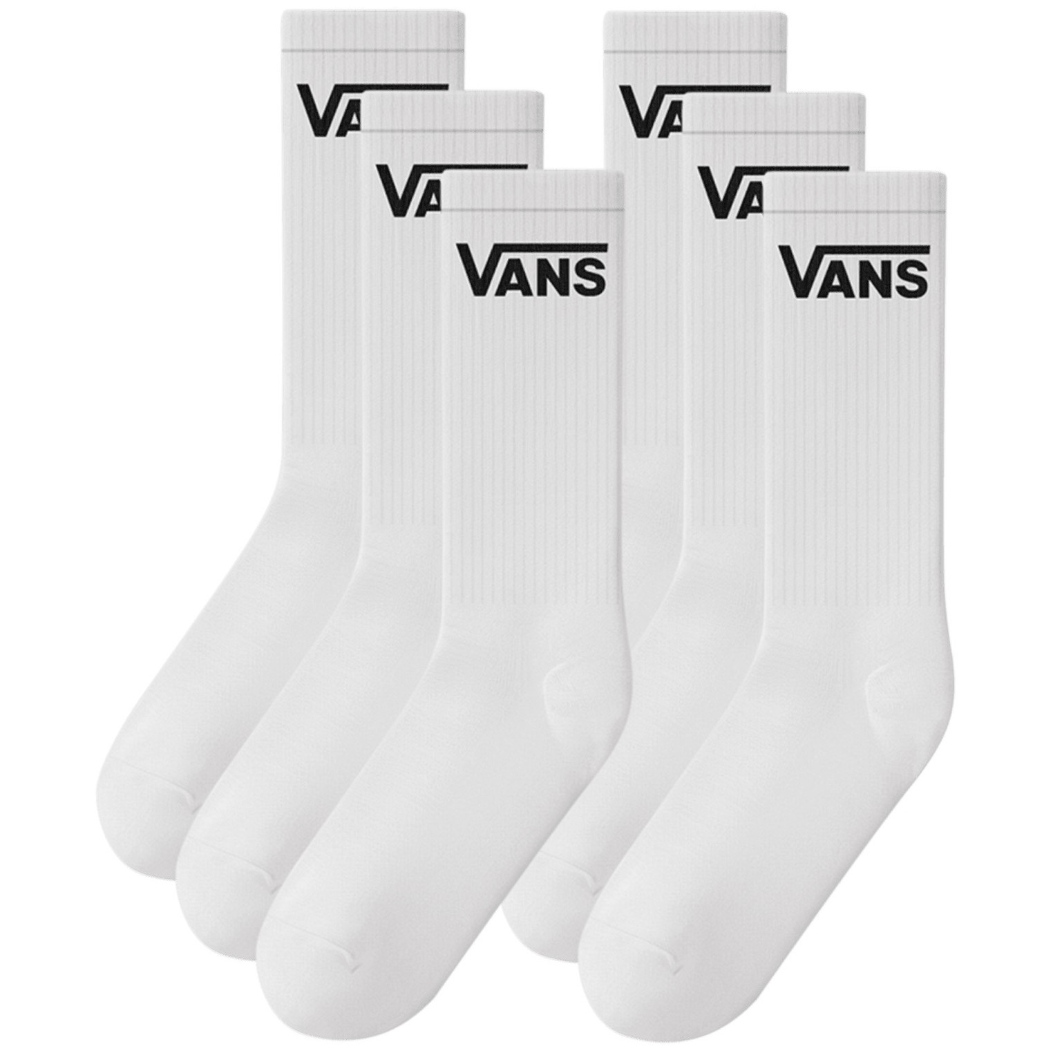 Skarpety Vans Classic Crew 6ps Rozmiar skarpet: 38,5-42 / Kolor: biały