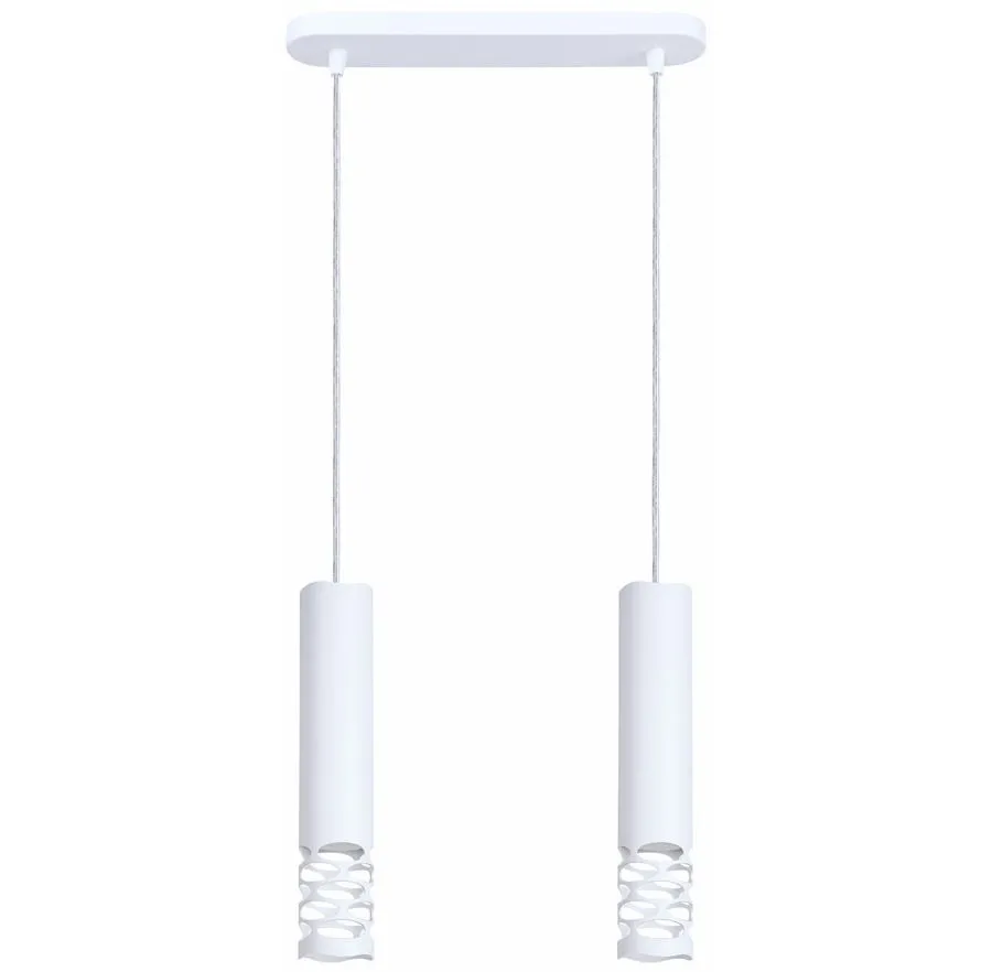 Podwójna biała lampa wisząca - K604-Lanow