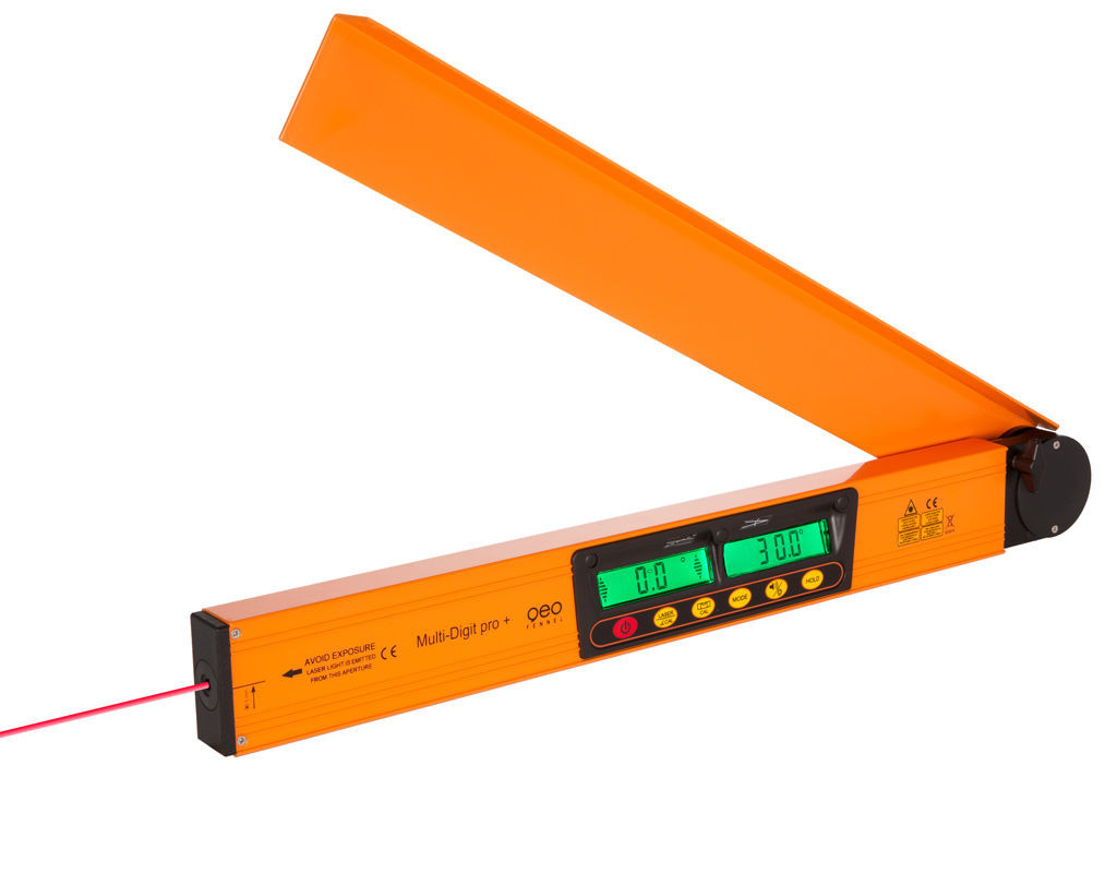 geo-FENNEL Kątomierz z poziomicą laserową Multi-Digit Pro +  600010