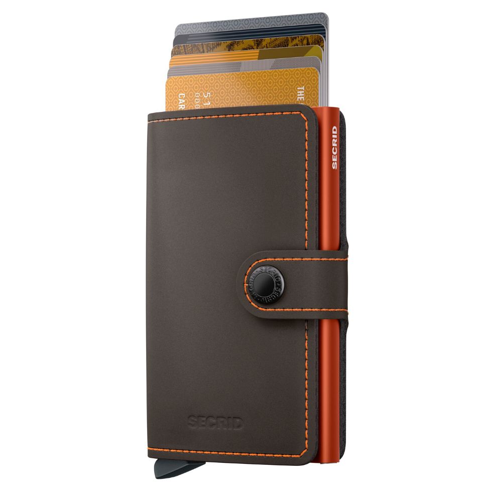 Secrid Miniwallet Matte Portfel kieszonkowy Truffle Orange Akcesoria podróżne 1szt.