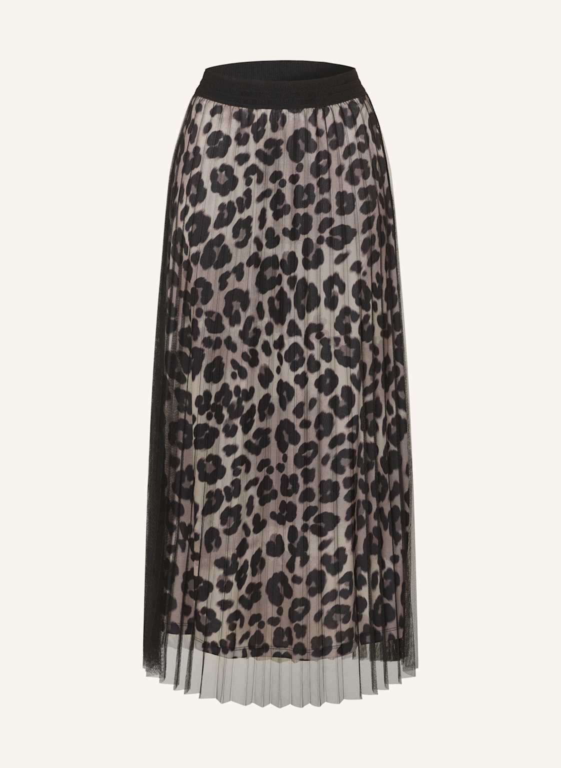 S.Oliver Black Label Spódnica Plisowana beige