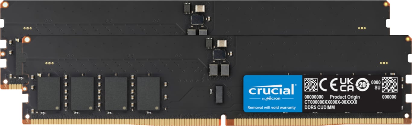 Crucial CT2K32G64C52CU5 moduł pamięci 64 GB 2 x 32 GB DDR5 6400 MT/s