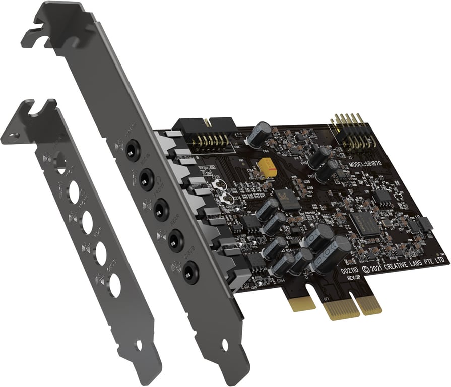 Creative 70SB1870A0000 karta dźwiękowa Wewnętrzny 5.1 kan. PCI-E