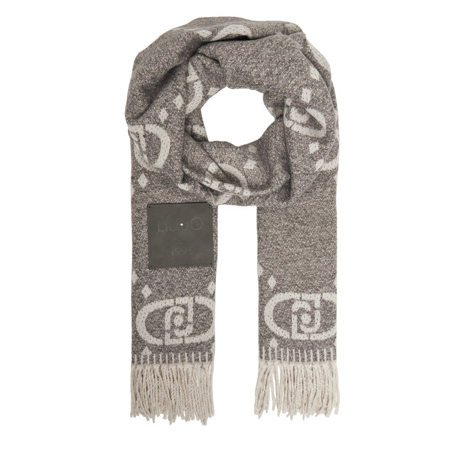 Szalik Liu Jo Stola Maxi Oval 2022F5038 T0300 Szary