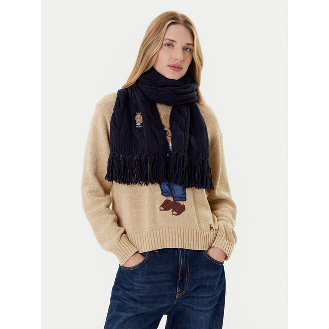 Szalik Polo Ralph Lauren 455981434002 Granatowy