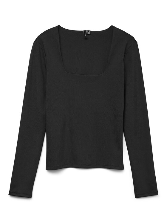 Vero Moda Bluzka Million 10334613 Czarny Regular Fit