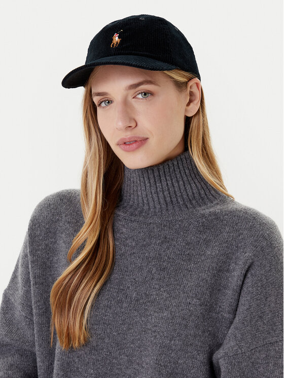 Polo Ralph Lauren Czapka z daszkiem 211A90413002 Czarny