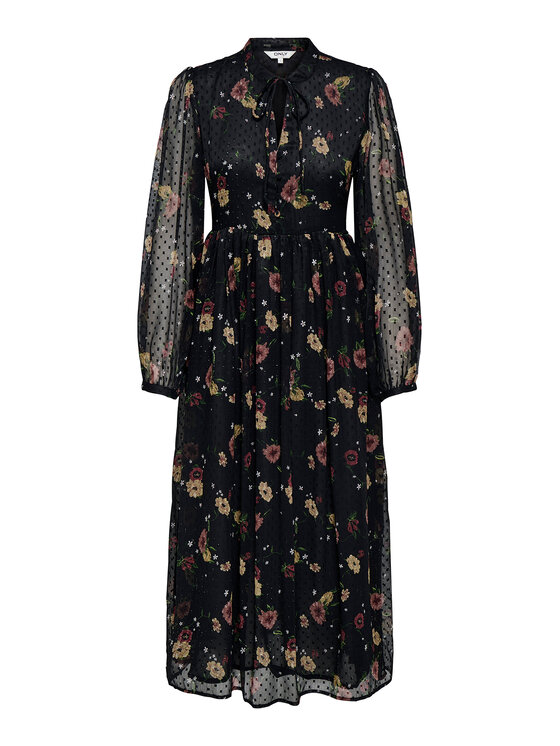 ONLY Sukienka codzienna Eliza 15355021 Czarny Regular Fit