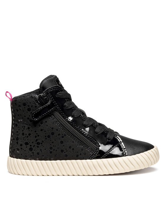 Geox Sneakersy J Mirroless J46MNA 0AU02 C9999 M Czarny
