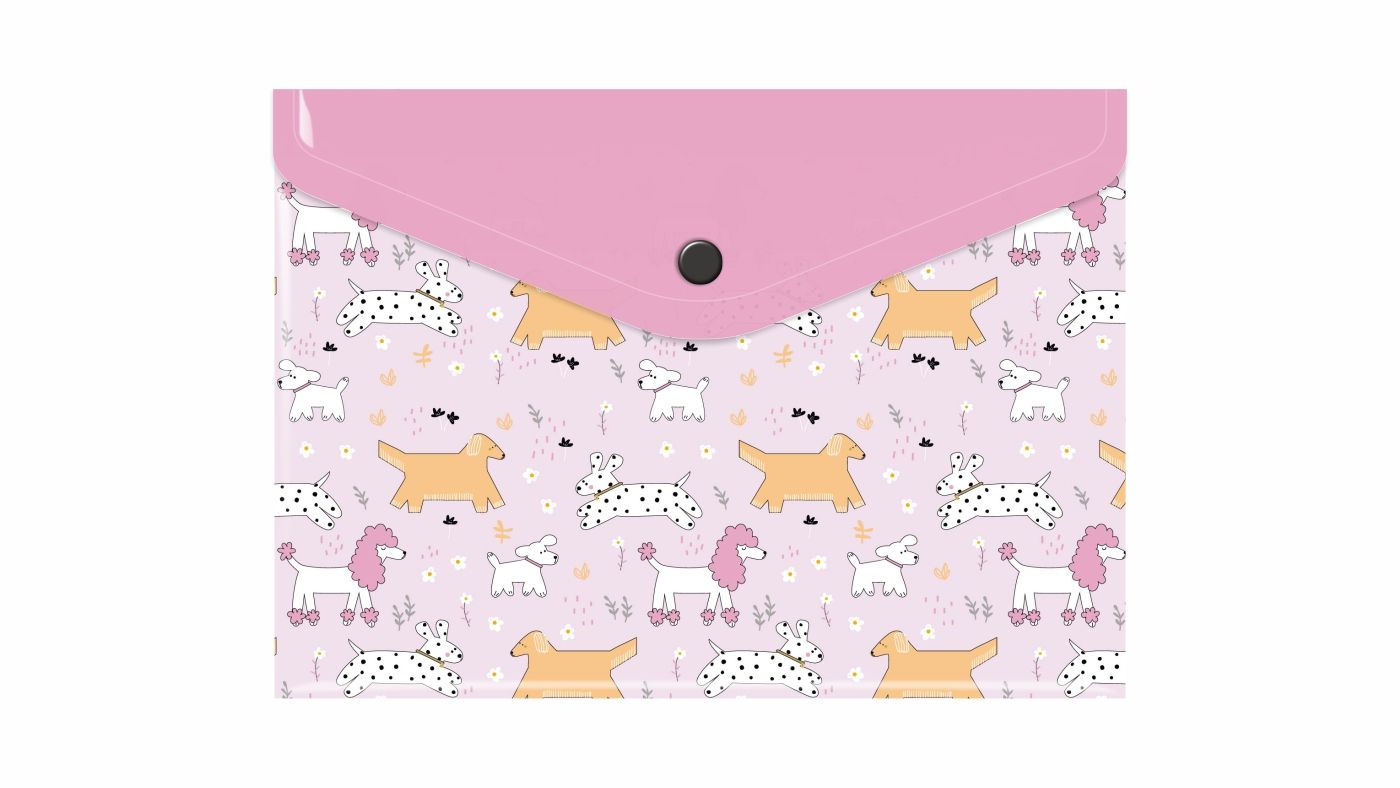 Teczka koperta A5 pp z nadrukiem puppies