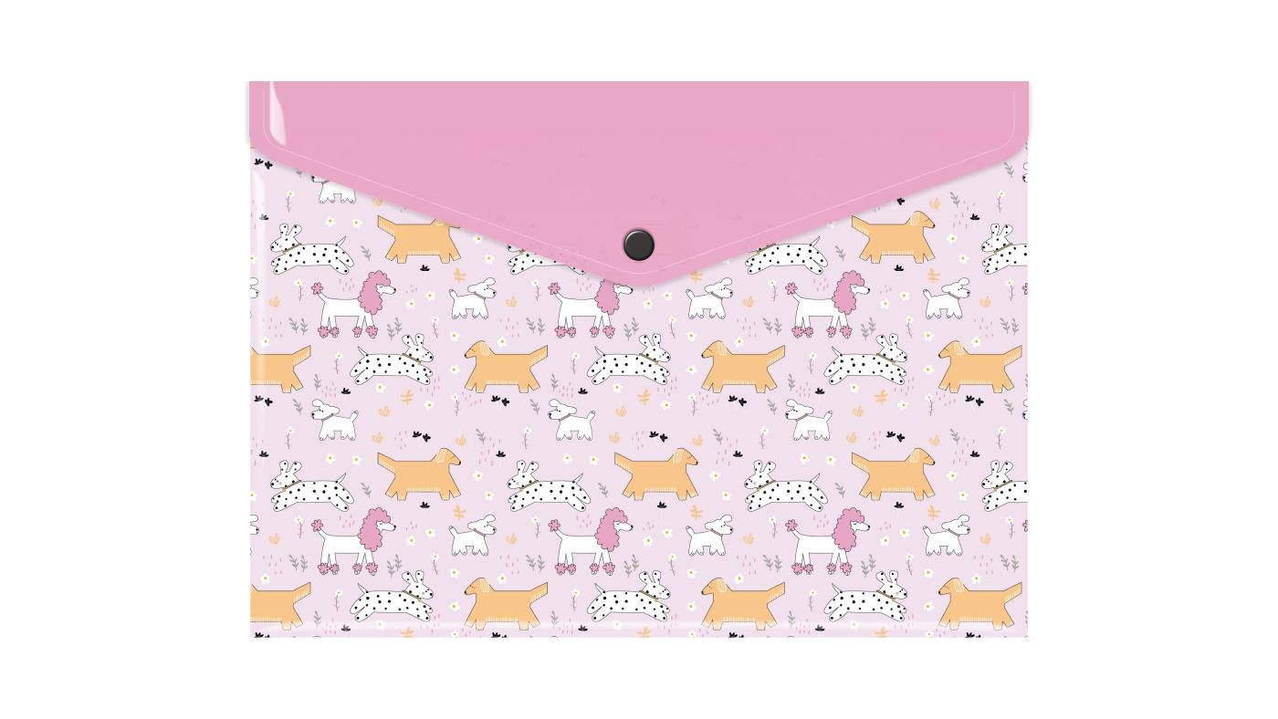 Teczka koperta A4 pp z nadrukiem puppies
