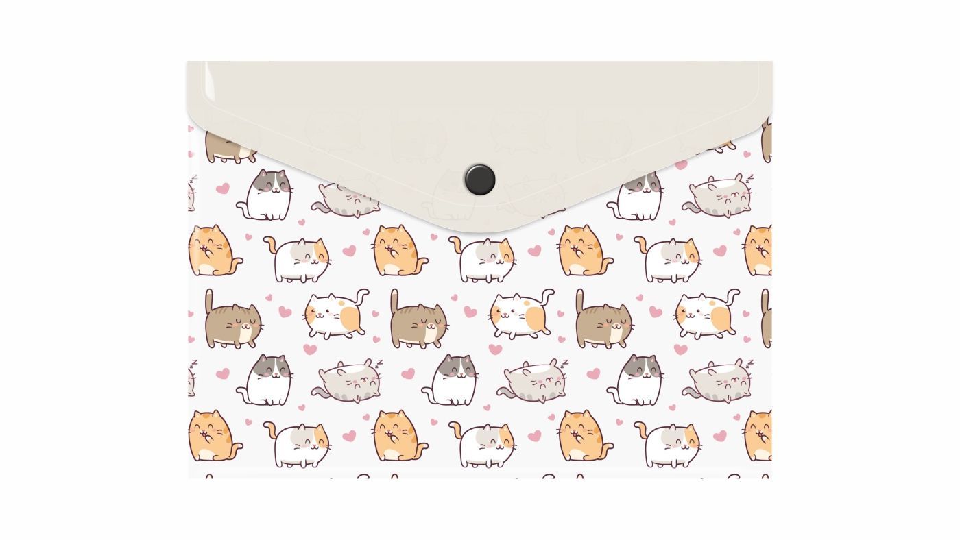 Teczka koperta A5 pp z nadrukiem kittens