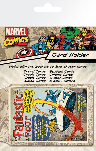 Marvel Fantastyczna Czwórka Retro - Okładki na Dokumenty i Karty