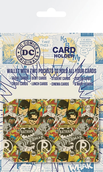 DC Comics Bohaterowie Retro - Okładki na Dokumenty i Karty