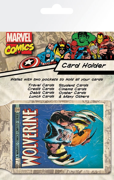 Marvel Wolverine Retro - Okładki na Dokumenty i Karty