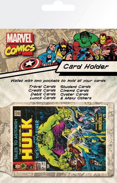 Marvel Hulk Retro - Okładki na Dokumenty i Karty