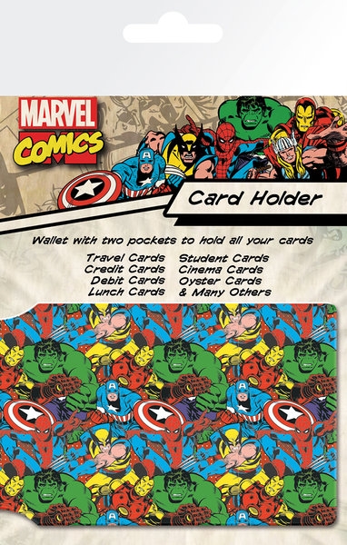 Marvel Bohaterowie Retro - Okładki na Dokumenty i Karty