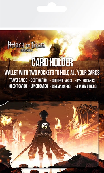 Atak Tytanów. Attack On Titan Key Art - Okładki na Dokumenty i Karty