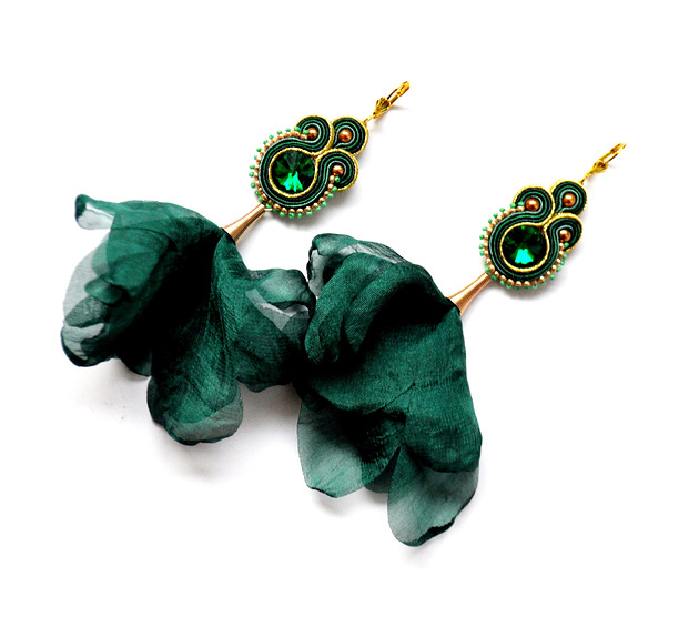 Sutaszowe kolczyki VIENNA