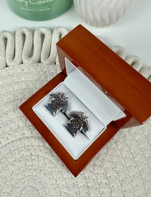 SPINKI DO MANKIETÓW dla fanów piłki piłkarz prezent