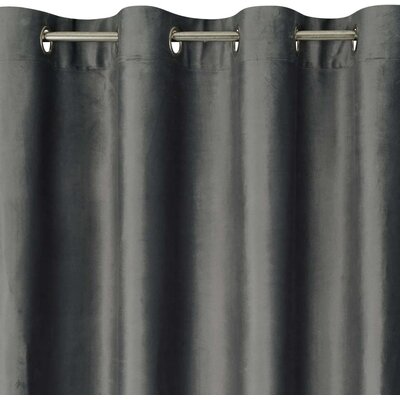 Zasłona EUROFIRANY Tori 140 x 250 cm Grafitowo-szampański